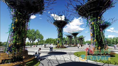 花博園大概模樣已經(jīng)出來了 明年4月正式開園